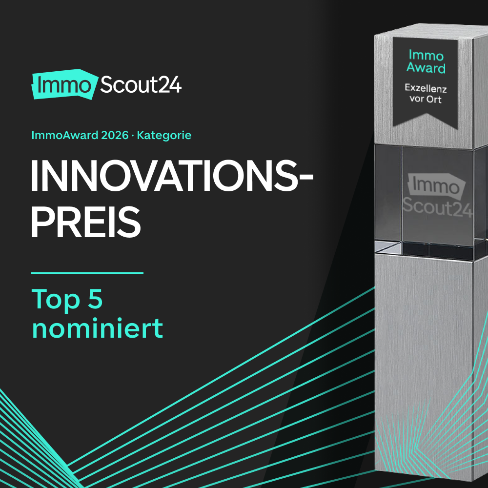 ImmoScout24 ImmoAward 2026 – Innovationspreis, Top 5 nominiert